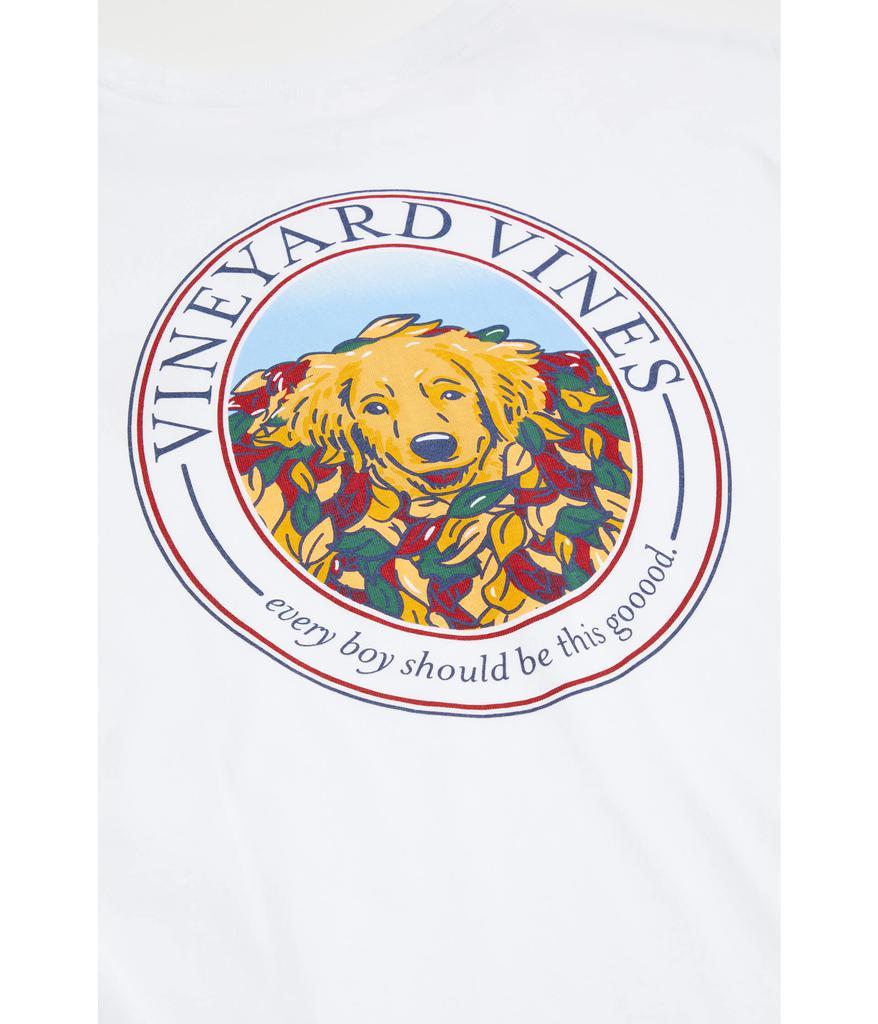商品Vineyard Vines|Long Sleeve Leaf Pile Dog T-Shirt (Toddler/Little Kids/Big Kids),价格¥239,第4张图片详细描述