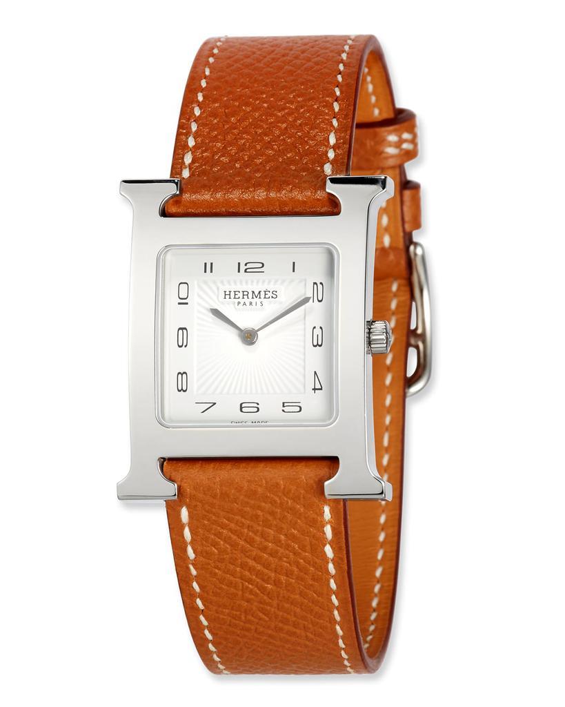 商品Hermes|Heure H小牛皮腕表, 26x26mm,价格¥23440,第1张图片