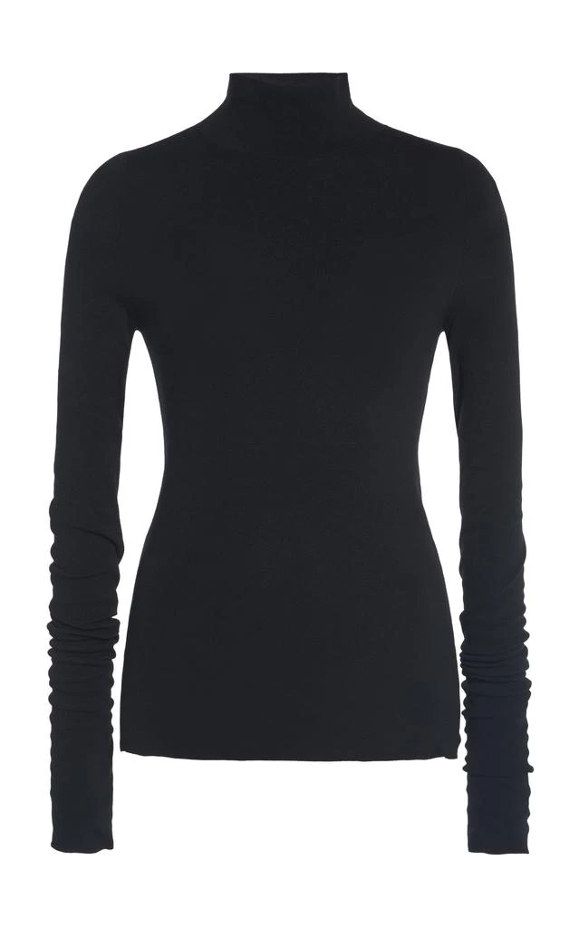 商品Balenciaga|Balenciaga - Stretch-Knit Turtleneck Top - Black - L - Moda Operandi,价格¥4990,第1张图片