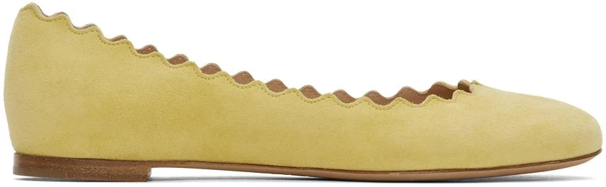 商品Chloé|Yellow Suede 平底鞋,价格¥1774,第1张图片