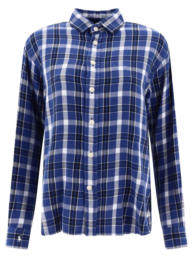 商品Ralph Lauren|Plaid Shirt Shirts Blue,价格¥1177,第1张图片