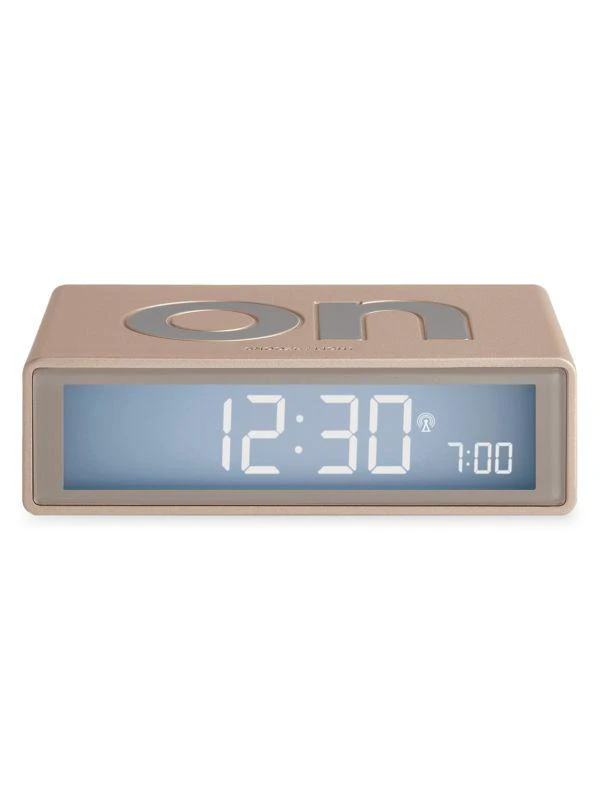 商品Lexon|Flip+ Radio Controlled Reversible LCD Alarm Clock,价格¥321,第1张图片