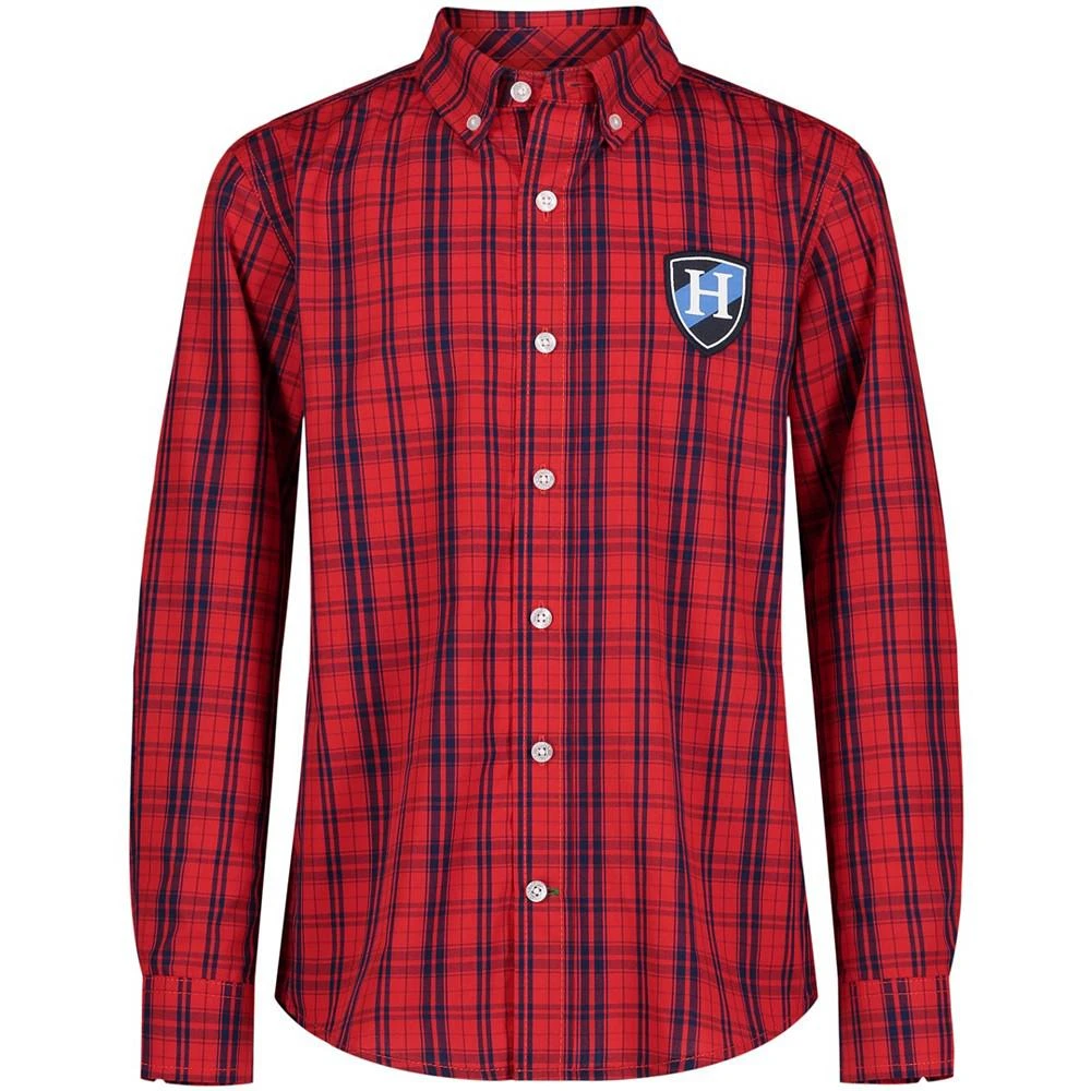 商品Tommy Hilfiger|Little Boys Long Sleeve Tommy Plaid Shirt,价格¥103,第1张图片