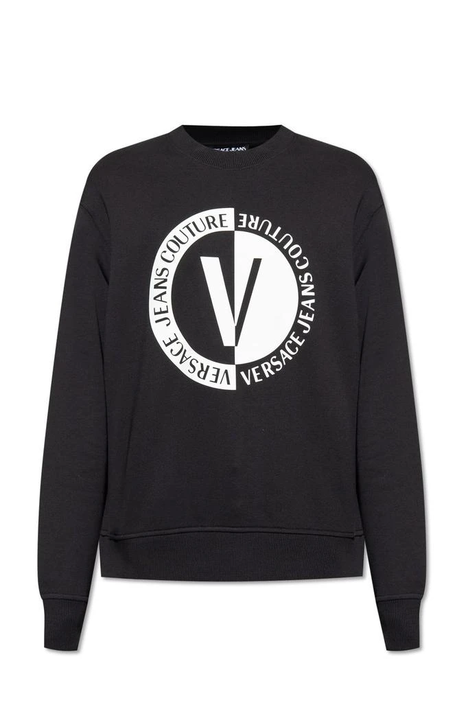 商品Versace|Versace Jeans Couture Logo Printed Crewneck Sweatshirt,价格¥1484,第1张图片