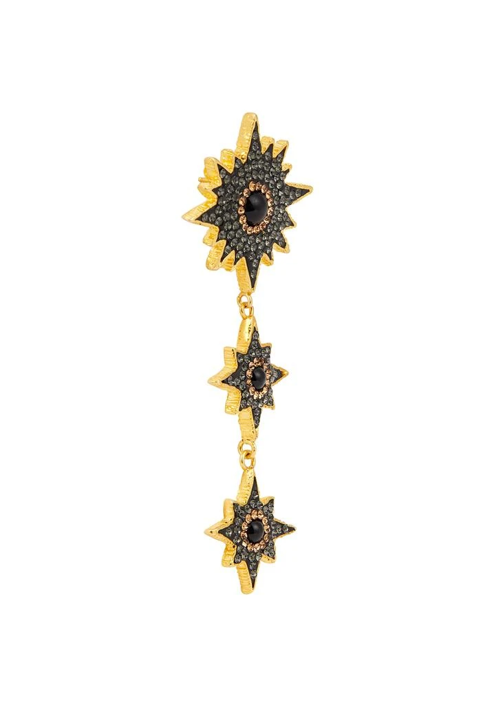 商品Soru Jewellery|Supernova 18kt gold-plated drop earrings,价格¥925,第3张图片详细描述