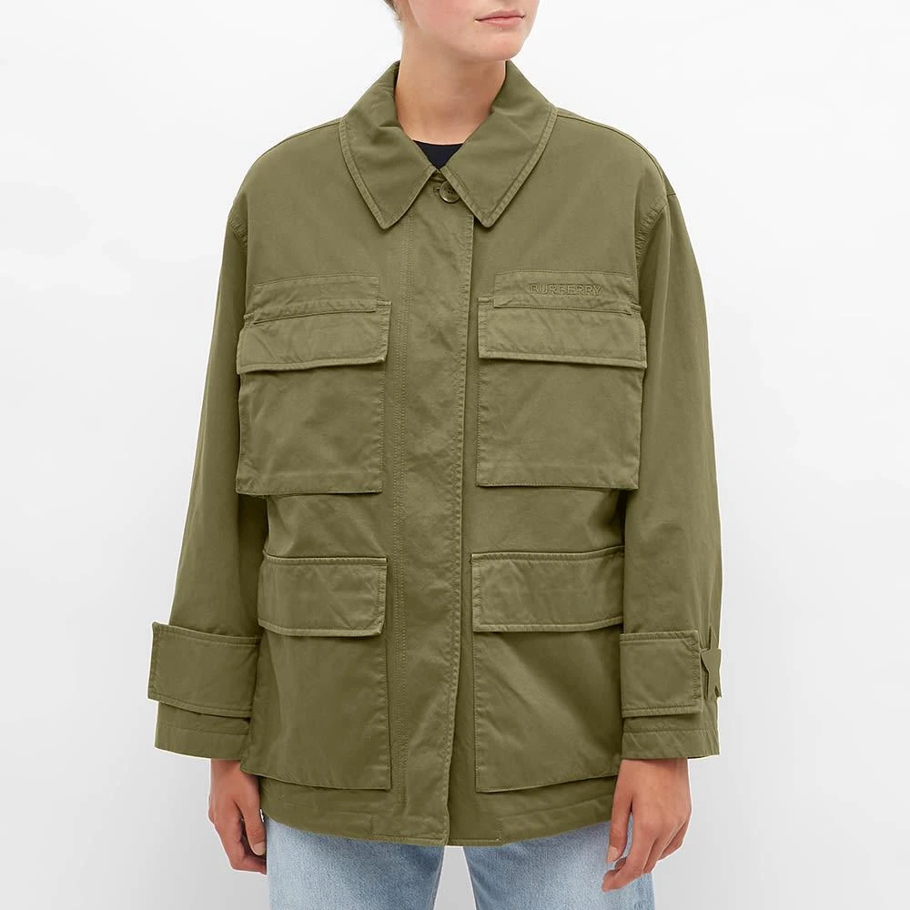 商品Burberry|Burberry Military Style Logo Jacket,价格¥14377,第3张图片详细描述