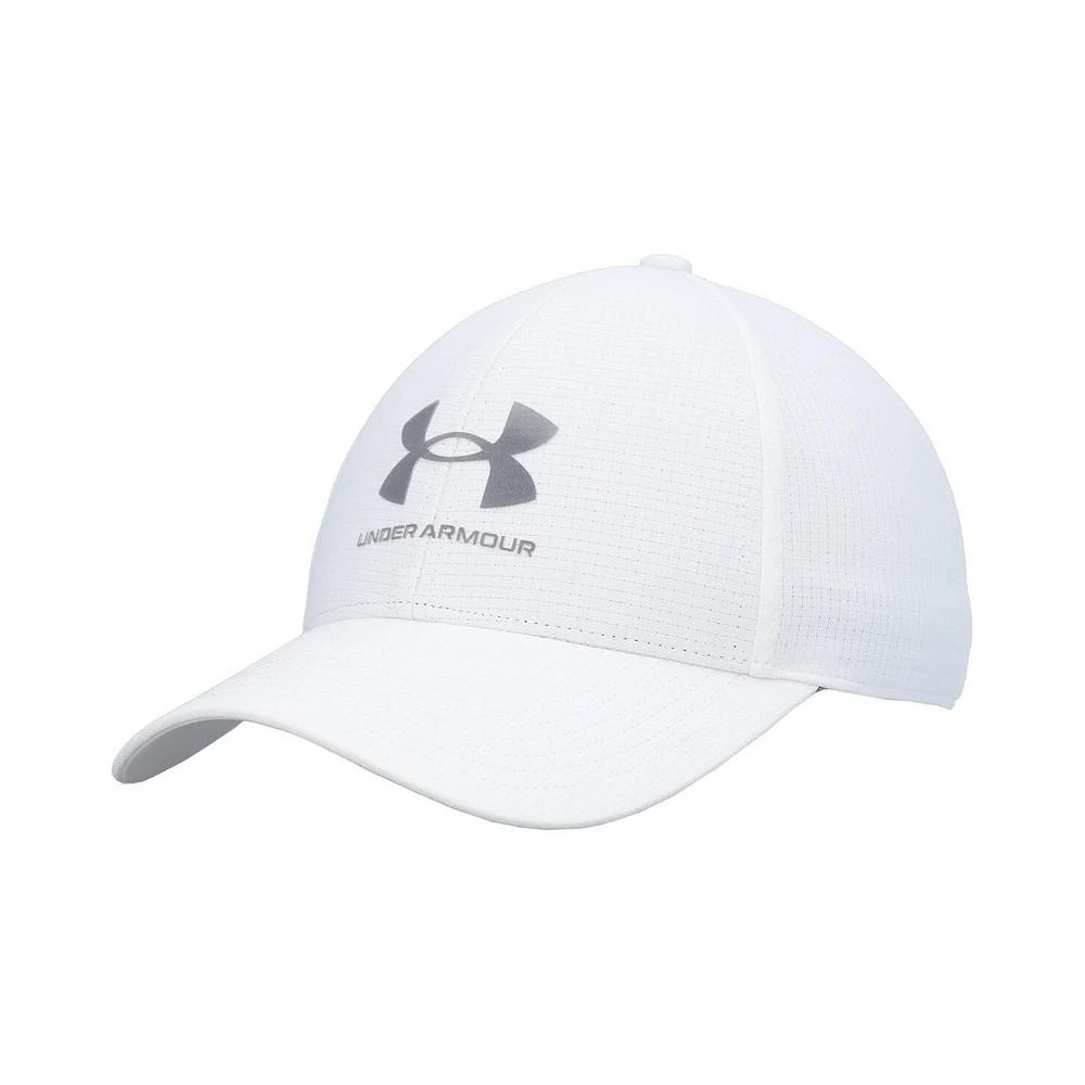 商品Under Armour|Men's White Logo Performance Flex Hat,价格¥208,第1张图片