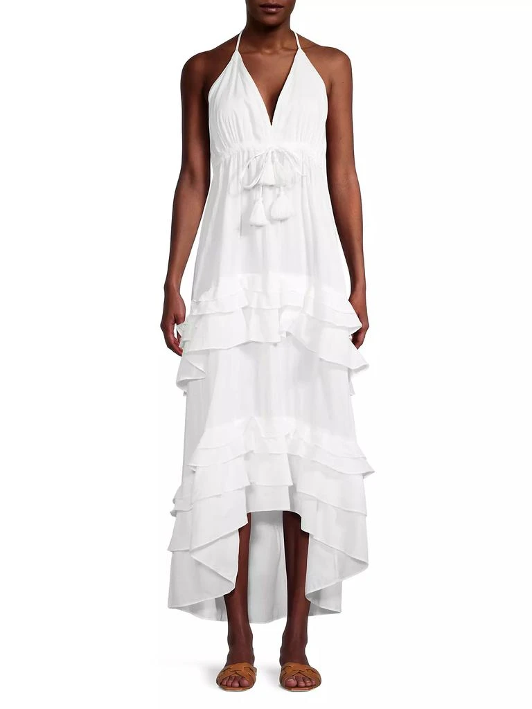 商品Milly|Odalia Ruffled Cotton Maxi Dress,价格¥1050,第3张图片详细描述