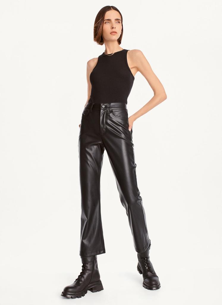 商品DKNY|Faux Leather Kick Flare Pant,价格¥666,第4张图片详细描述