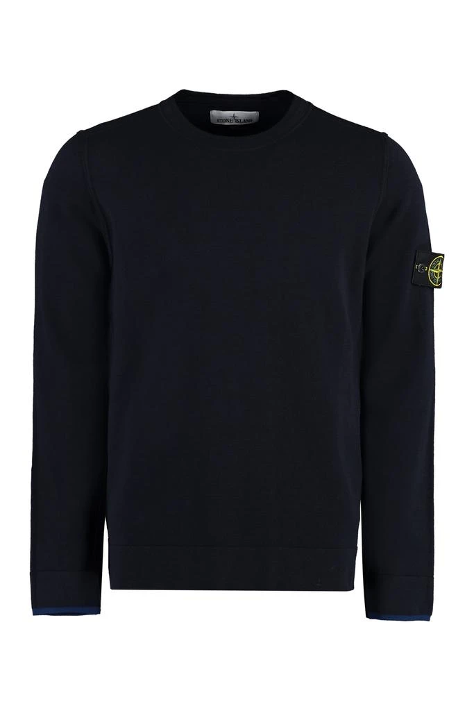 商品Stone Island|Virgin Wool Crew-neck Pullover,价格¥2221,第1张图片