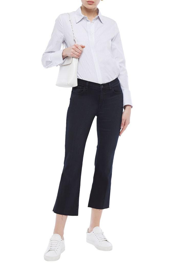 商品J Brand|Selena cropped mid-rise bootcut jeans,价格¥751,第4张图片详细描述