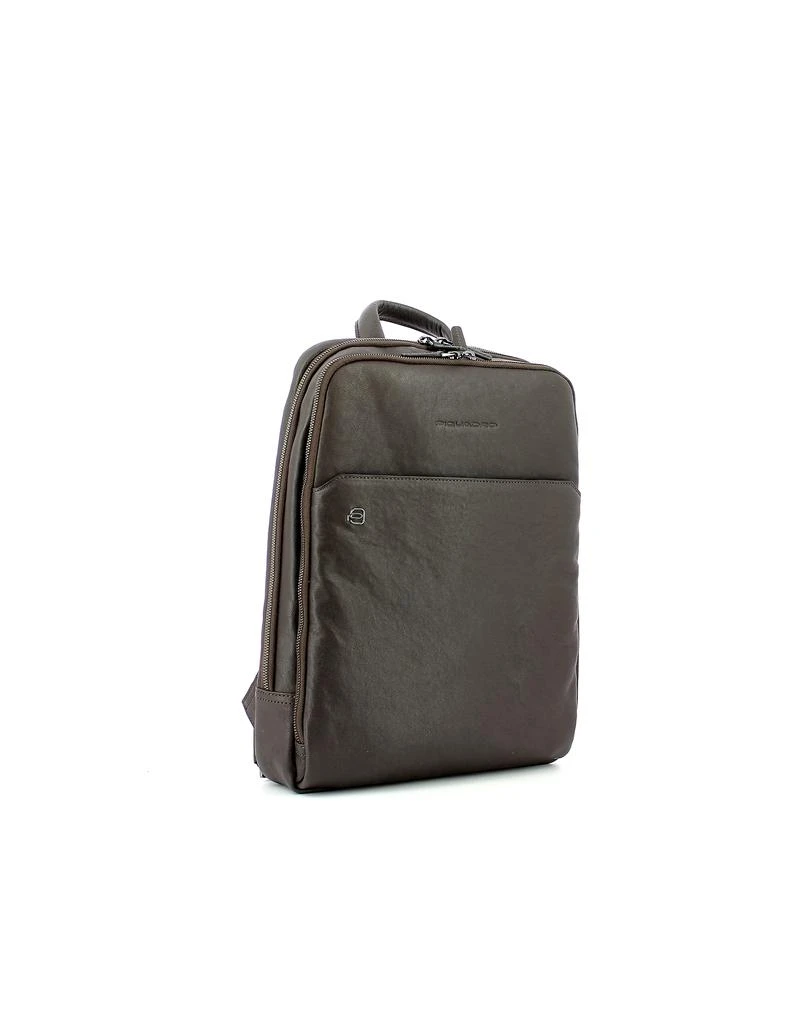 商品PIQUADRO|Dark Brown Square Computer Backpack With Ipad Compartment Bottle Pocket And Rfid Anti-Fraud Protection,价格¥2229,第4张图片详细描述