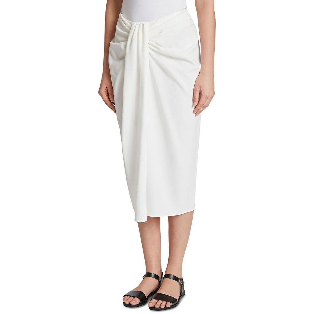 商品Tahari|Tahari ASL Womens Twisted Front Slit Midi Skirt,价格¥236,第1张图片