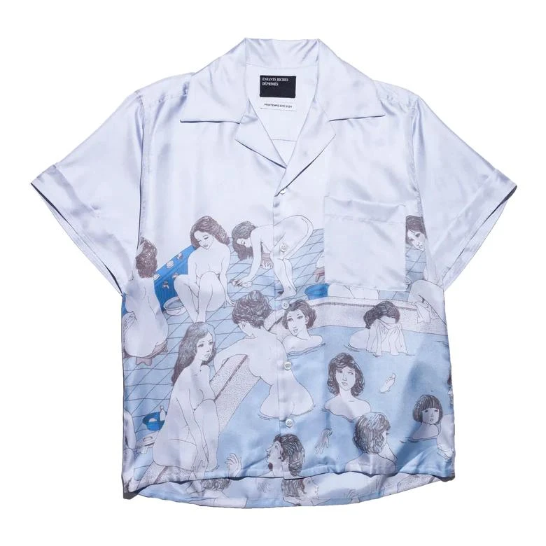 商品Enfants Riches Deprimes|ENFANTS RICHES DEPRIMES Men Bath House Silk Chemise,价格¥11171,第4张图片详细描述