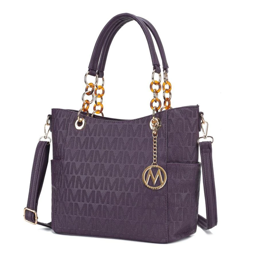 Rylee Vegan Leather Tote Handbag 商品