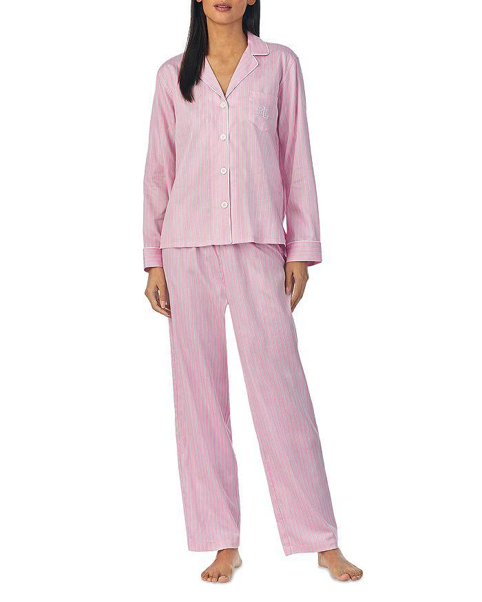 商品Ralph Lauren|Long Sleeve Pajama Set,价格¥443,第3张图片详细描述