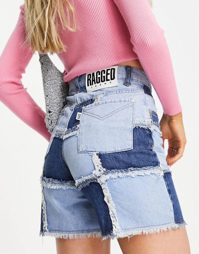 商品The Ragged Priest|The Ragged Priest high waisted longer line patchwork shorts,价格¥373,第3张图片详细描述