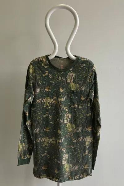 商品Urban Outfitters|Vintage 90s Camo Print Long Sleeve Tee,价格¥413,第1张图片