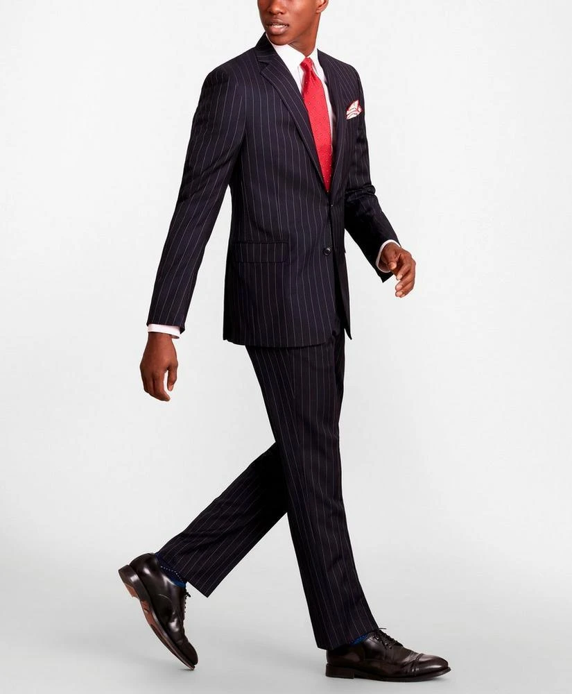 Brooks Brothers Brooks Brothers Regent-Fit Bead-Stripe Twill Suit Jacket 4