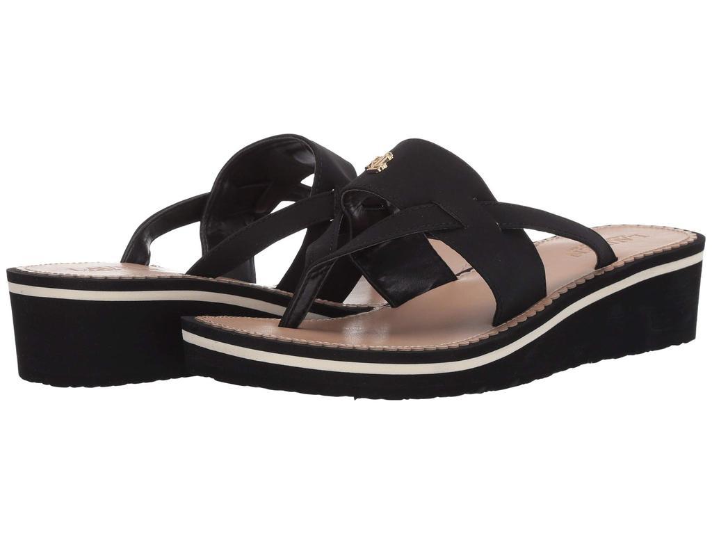 商品Ralph Lauren|Rosalind Wedge Sandal,价格¥445,第1张图片