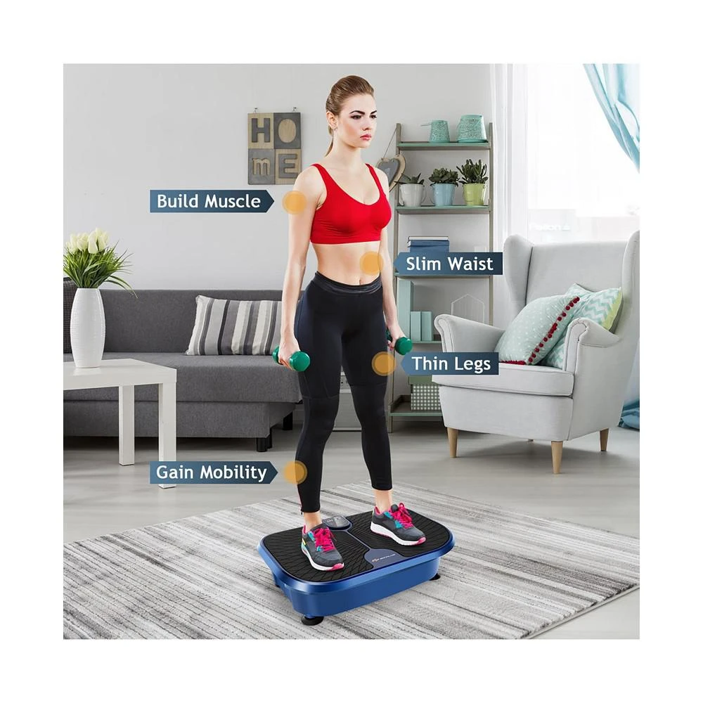 商品Costway|Mini Vibration Plate Fitness Exercise Machine with Remote Control,价格¥700,第2张图片详细描述