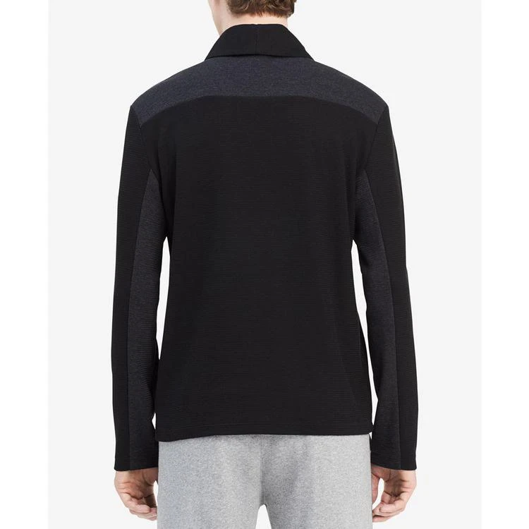 商品Calvin Klein|Men's Shawl Neck Jacquard Sweater,价格¥159,第3张图片详细描述