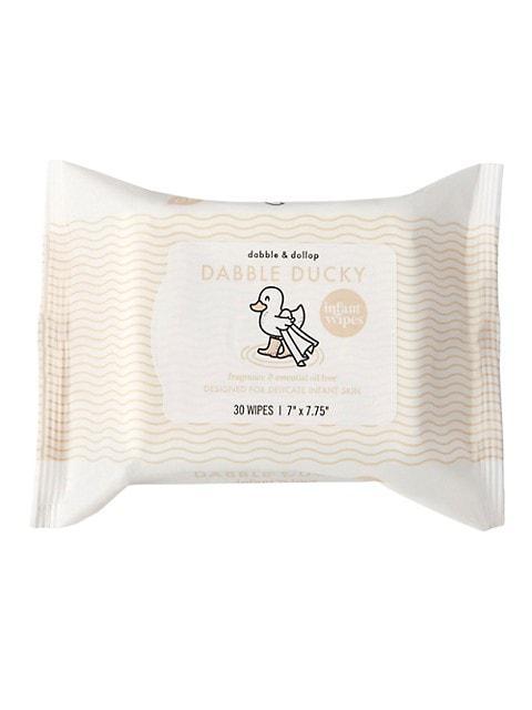 商品Dabble & Dollop|Dabble Ducky Face & Neck Wipes,价格¥72,第1张图片
