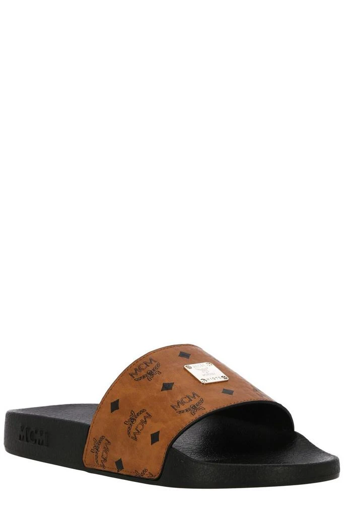 商品MCM|MCM All-Over Logo Printed Slides,价格¥1553,第2张图片详细描述