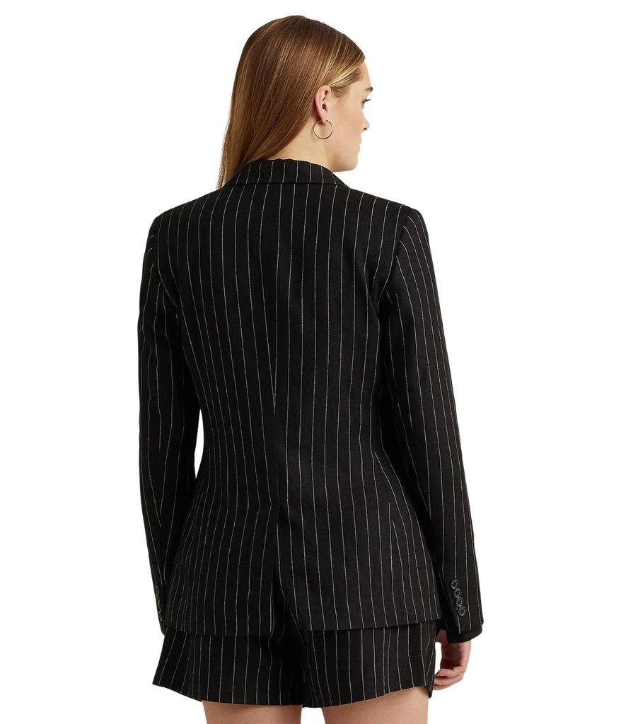 商品Ralph Lauren|Pinstripe Linen-Blend Twill Blazer,价格¥896,第2张图片详细描述