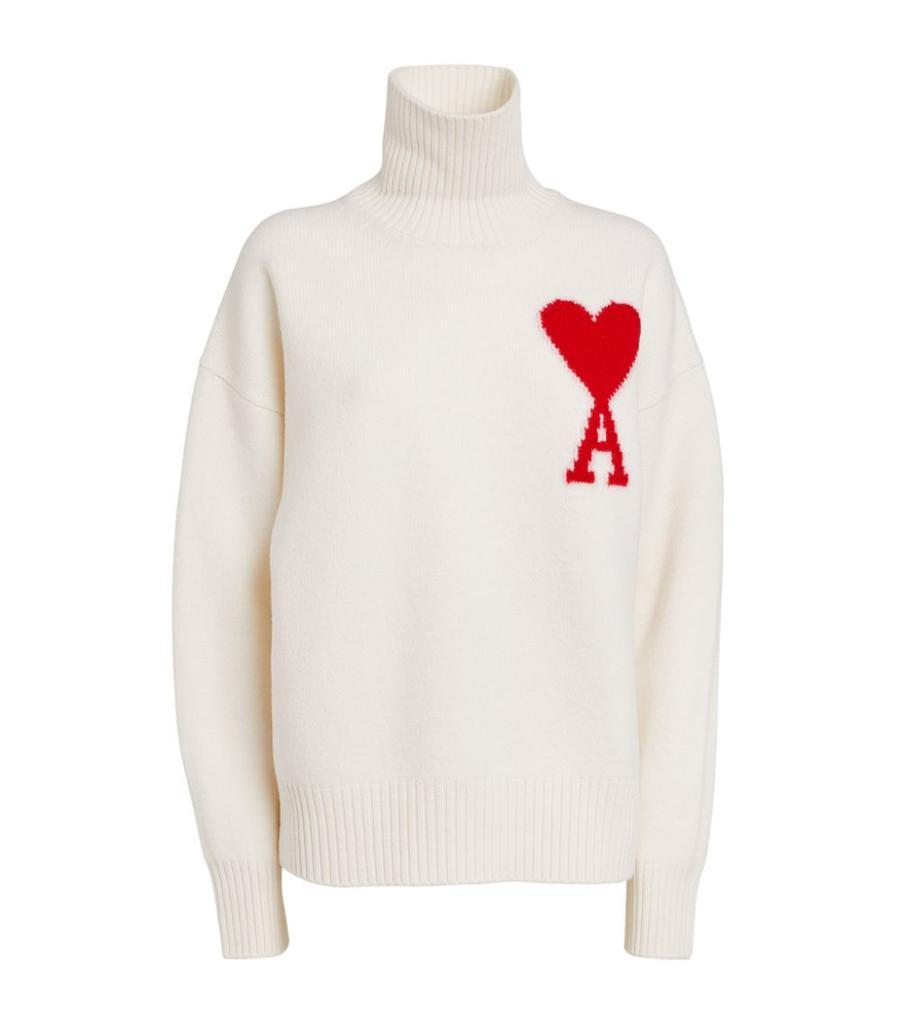 商品AMI|Ami de Cœur Rollneck Sweater,价格¥3017,第1张图片