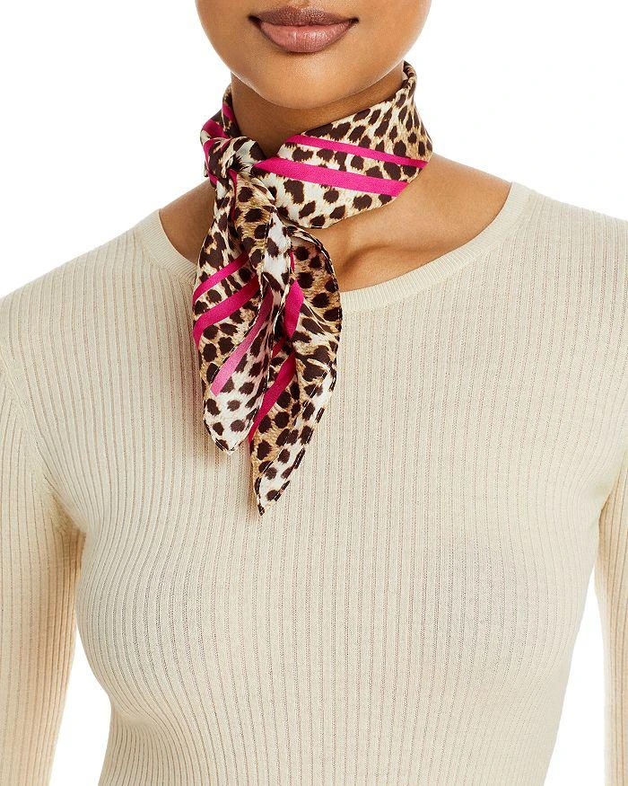 商品Echo Design|Leopard Print Silk Bandana,价格¥368,第1张图片