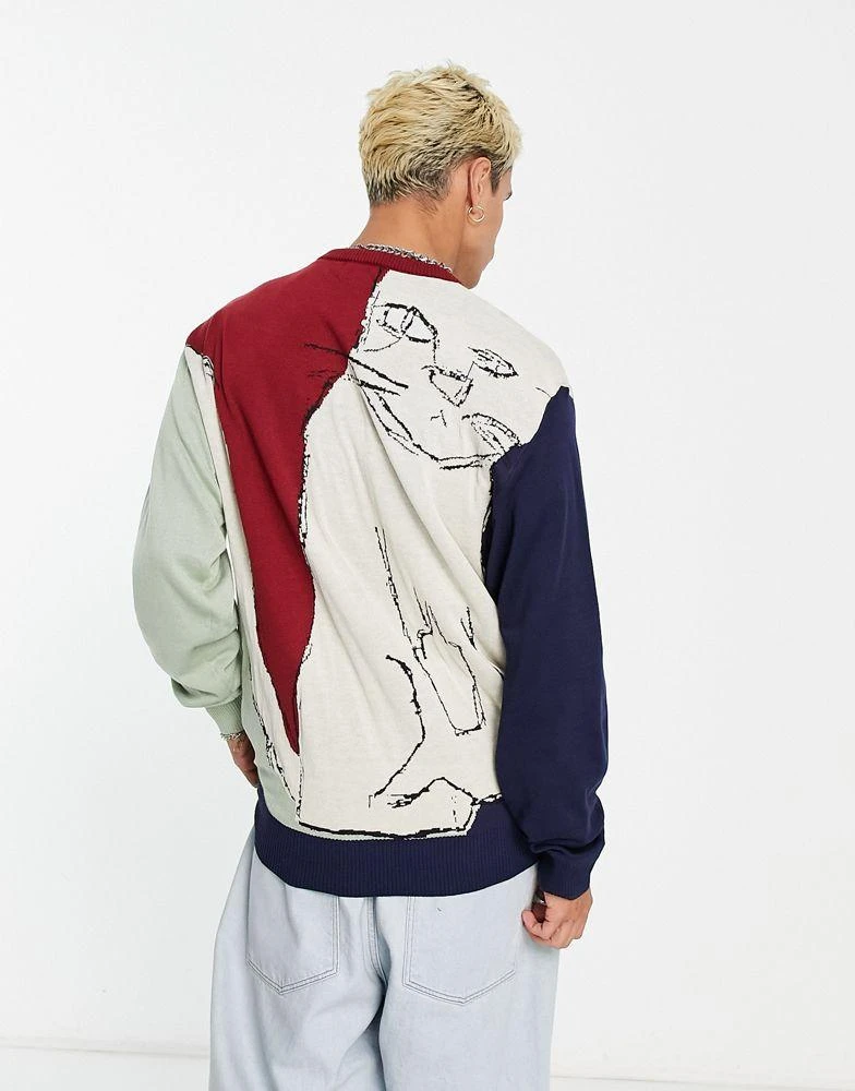 商品Rip N Dip|RIPNDIP nermhol knitted jumper in multi,价格¥277,第2张图片详细描述