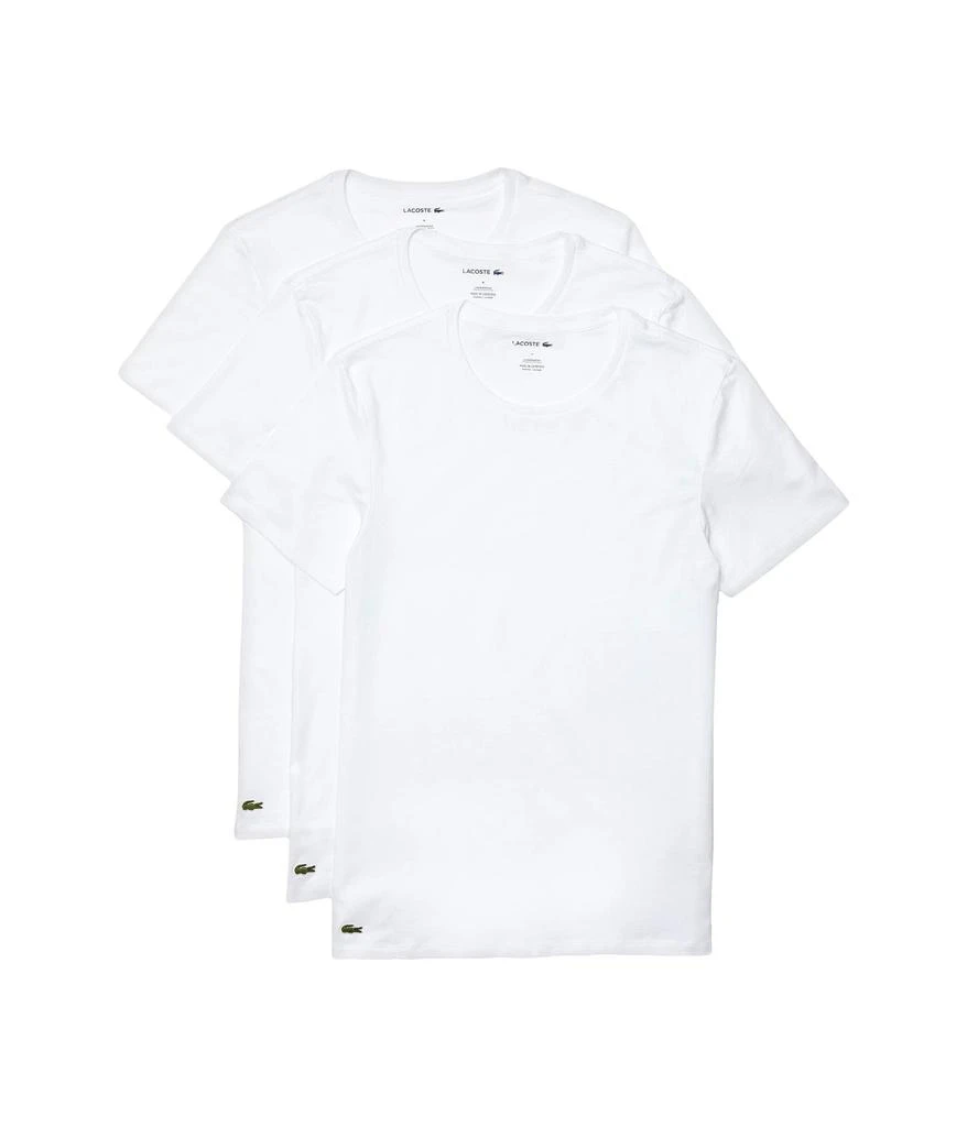 商品Lacoste|3-Pack Crew Neck Slim Fit Essential T-Shirt,价格¥185,第1张图片
