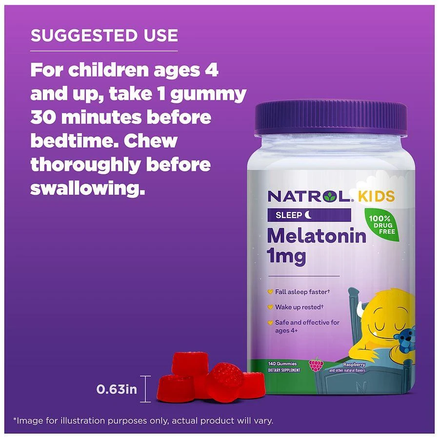 Melatonin 1 mg Gummies Raspberry 商品