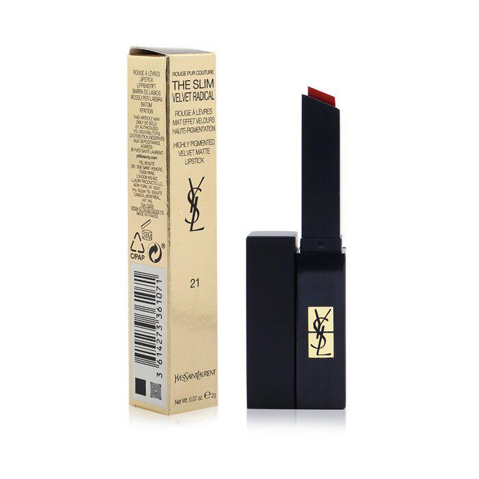 商品Yves Saint Laurent|Yves Saint Laurent 小黑条口红 细管丝绒纯口红 - # 21 Rouge Paradoxe -21 Rouge Paradoxe(2g/0.07oz),价格¥381,第4张图片详细描述