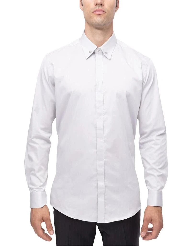商品RON TOMSON|Ron Tomson Hidden Placket Shirt,价格¥473,第1张图片