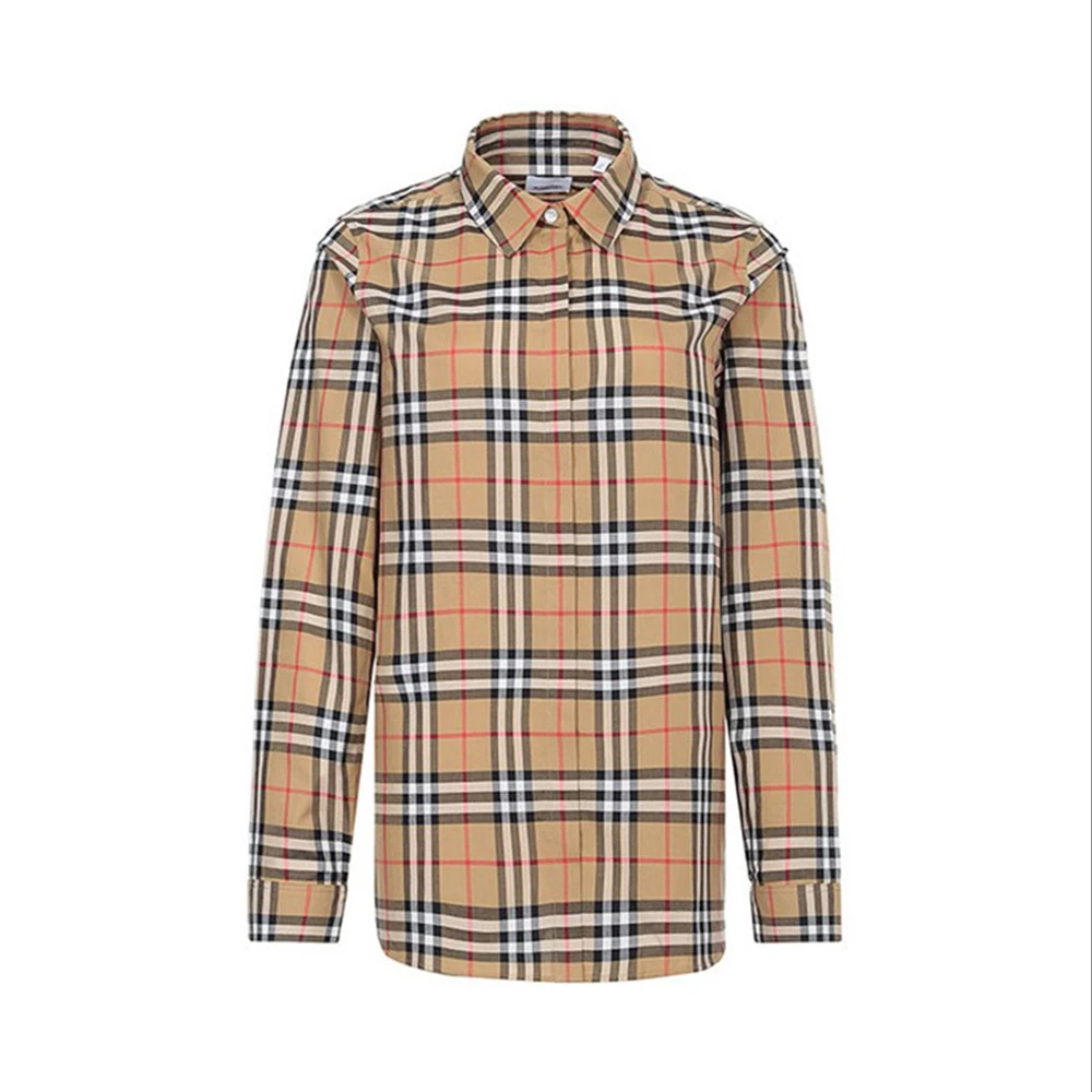 商品Burberry|BURBERRY 格纹女士衬衫 8014010,价格¥2849,第1张图片