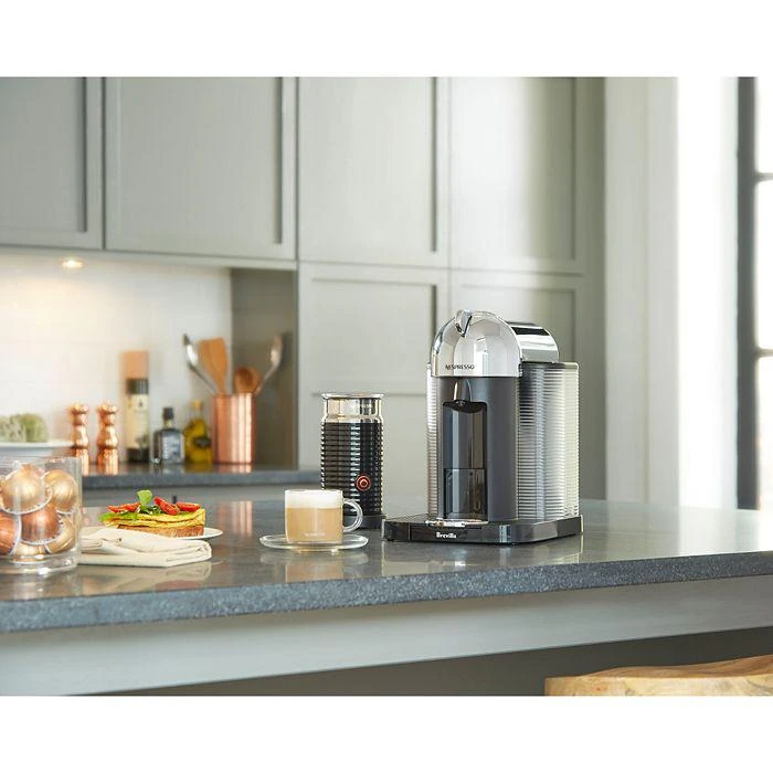 商品Nespresso|Vertuo by Breville with Aeroccino Milk Frother, Pure Chrome,价格¥1411,第2张图片详细描述
