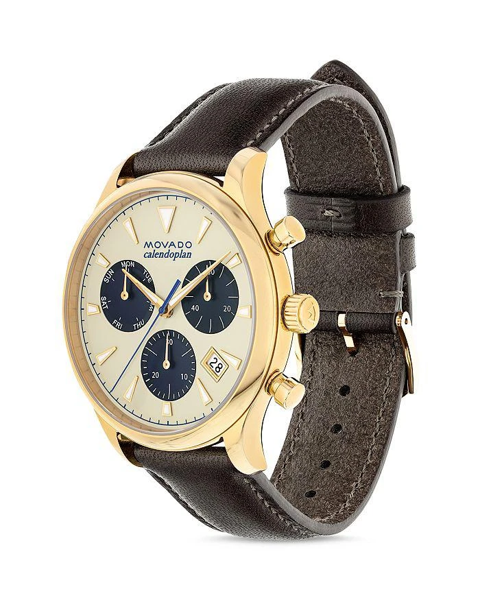 商品Movado|Heritage Calendoplan Chronograph, 43mm,价格¥7042,第2张图片详细描述