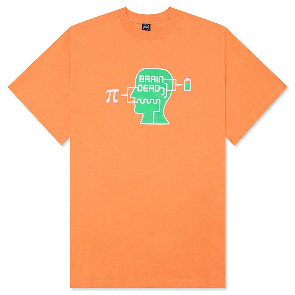 Brain Dead Low Battery T-Shirt - Peach商品第1张图片规格展示