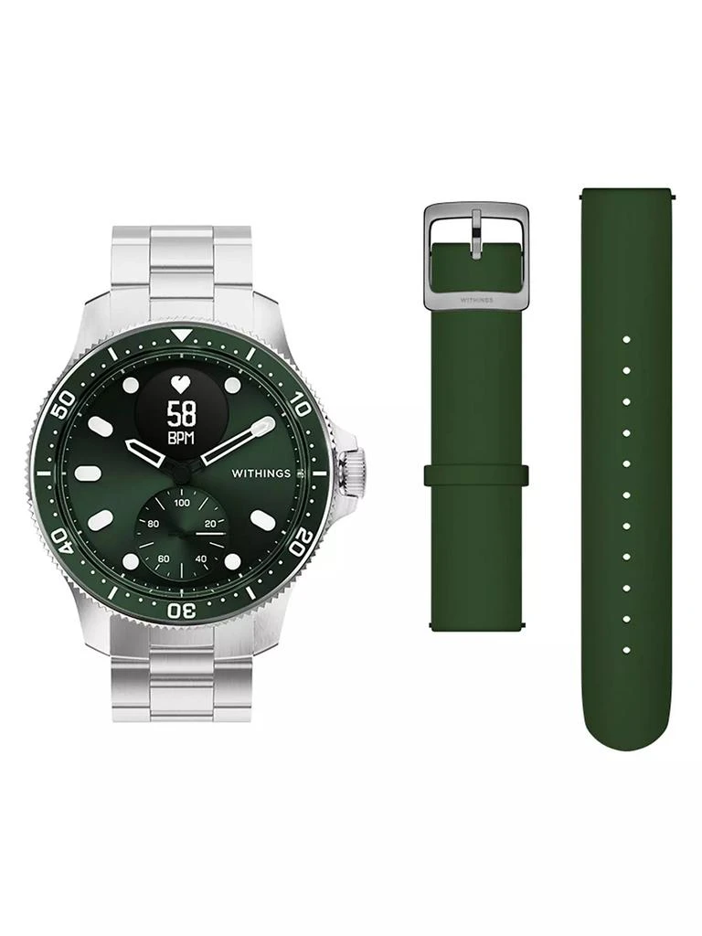 商品Withings|Scanwatch Horizon Luxury Smartwatch With ECG, Heart Rate And Oximeter - 43MM,价格¥3721,第2张图片详细描述