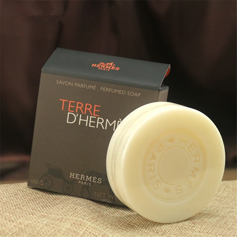 HERMES爱马仕男士大地香皂100g 固体洁面沐浴香水皂 清洁持久留香 商品