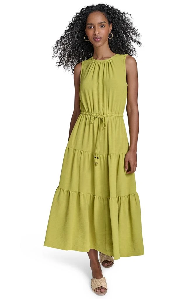 Sleeveless Tiered A-Line Midi Dress 商品