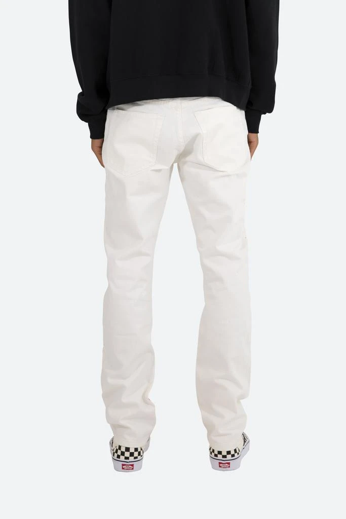 商品MNML|D402 Handy Work Straight Denim - White,价格¥418,第4张图片详细描述