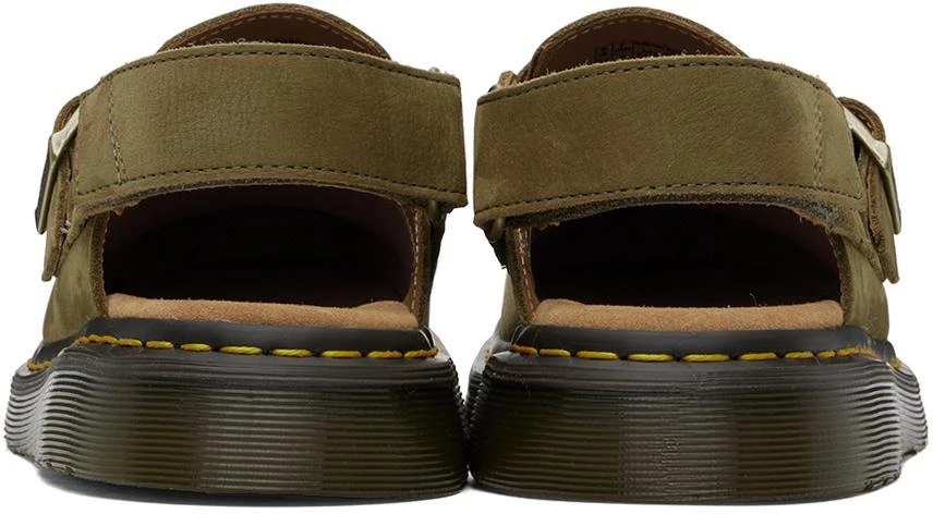 商品Dr. Martens|Green Jorge II Slingback Mules,价格¥742,第2张图片详细描述