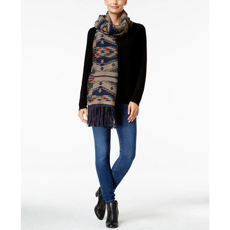 商品Steve Madden|River Rock Fringe Blanket Scarf,价格¥126,第3张图片详细描述