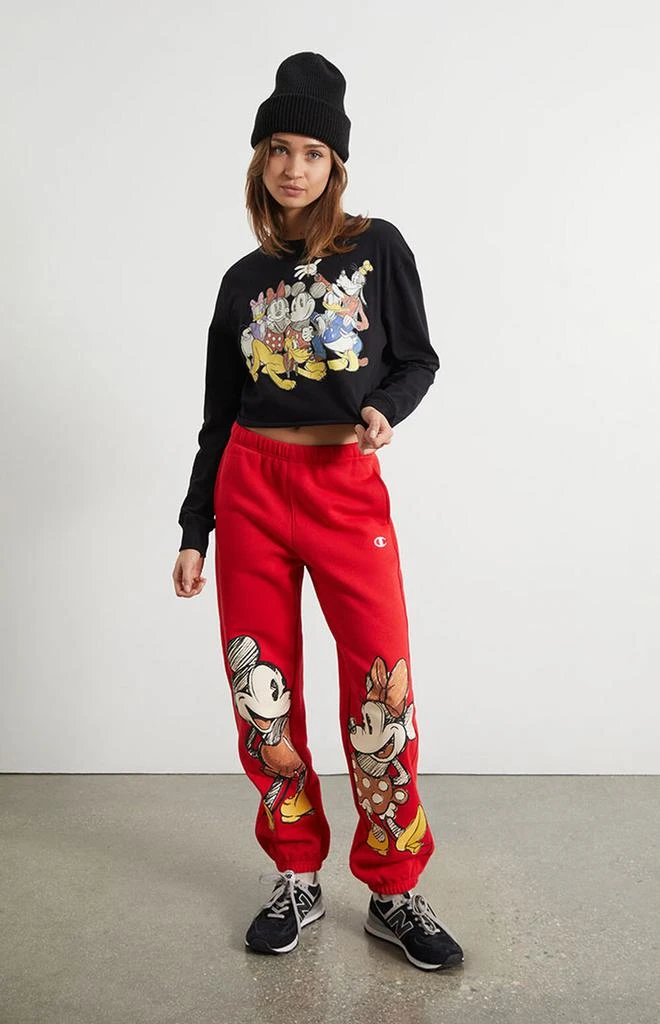 商品CHAMPION|x Disney Long Sleeve Cropped T-Shirt,价格¥260,第4张图片详细描述