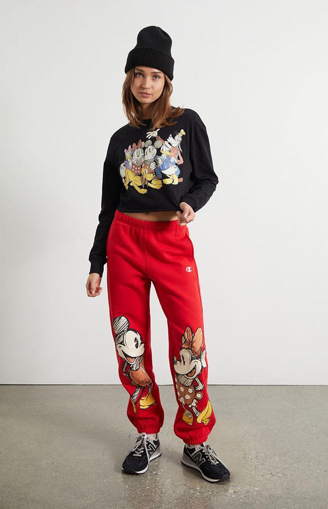 商品CHAMPION|x Disney Long Sleeve Cropped T-Shirt,价格¥265,第6张图片详细描述