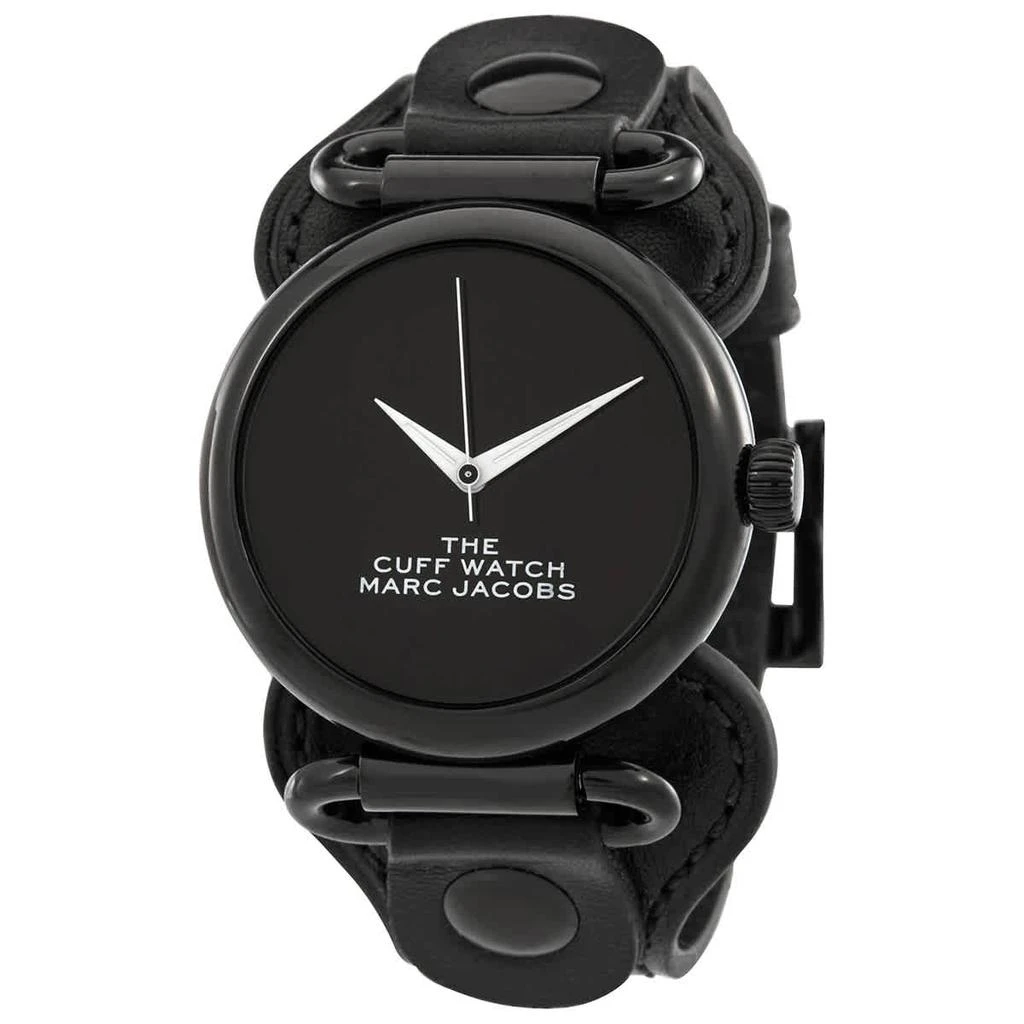 商品Marc Jacobs|The Cuff Quartz Black Dial Ladies Watch MJ0120179295,价格¥376,第1张图片