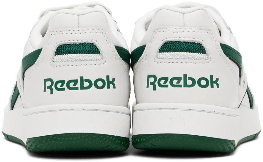 商品Reebok|White & Green Bb 4000 Ii Basketball Sneakers,价格¥737,第2张图片详细描述
